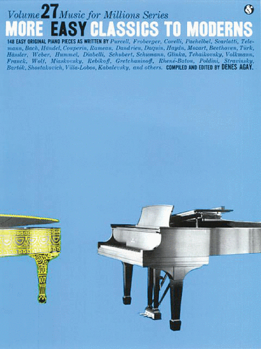 More Easy Classics to Moderns Piano Solo scores gallery preview page 1