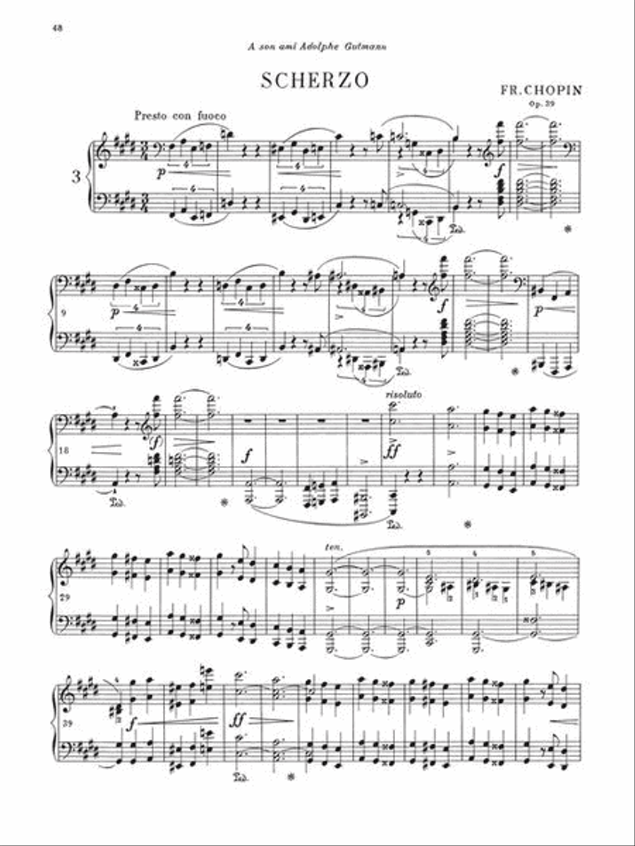 Scherzos Piano Solo scores gallery preview page 6