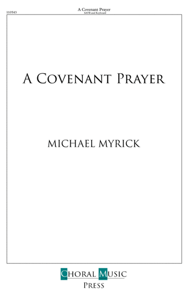 A Covenant Prayer SATB image number null