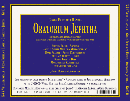 Handel: Oratorio Jephtha