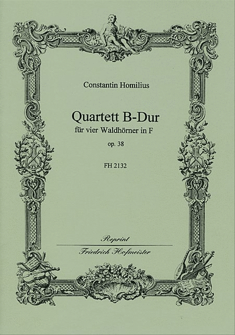 Quartett B-Dur, op. 38 Horn scores gallery preview page 1