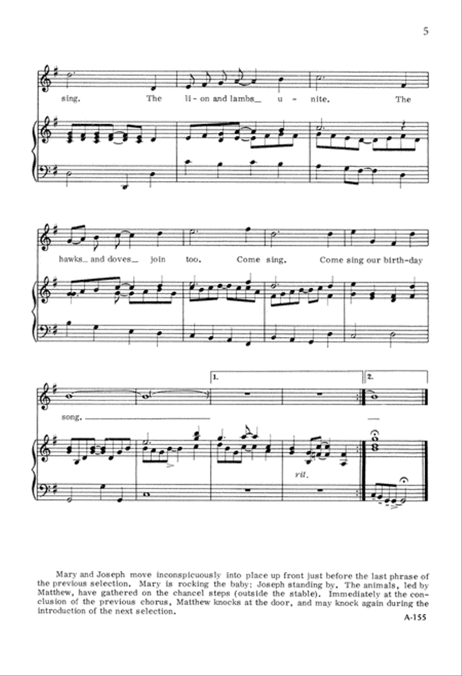 A Night for Dancing Unison Choir scores gallery preview page 5