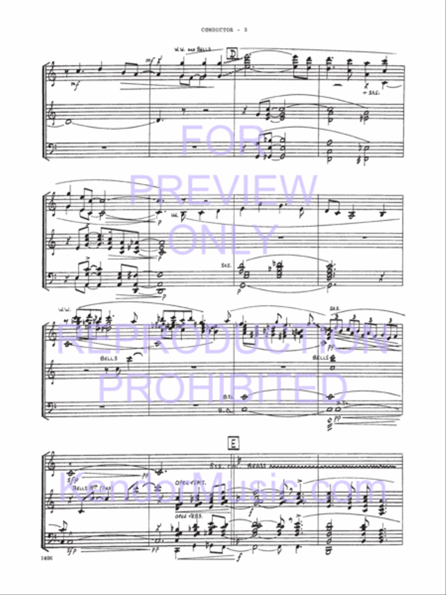 Londonderry Air Jazz Ensemble scores gallery preview page 4