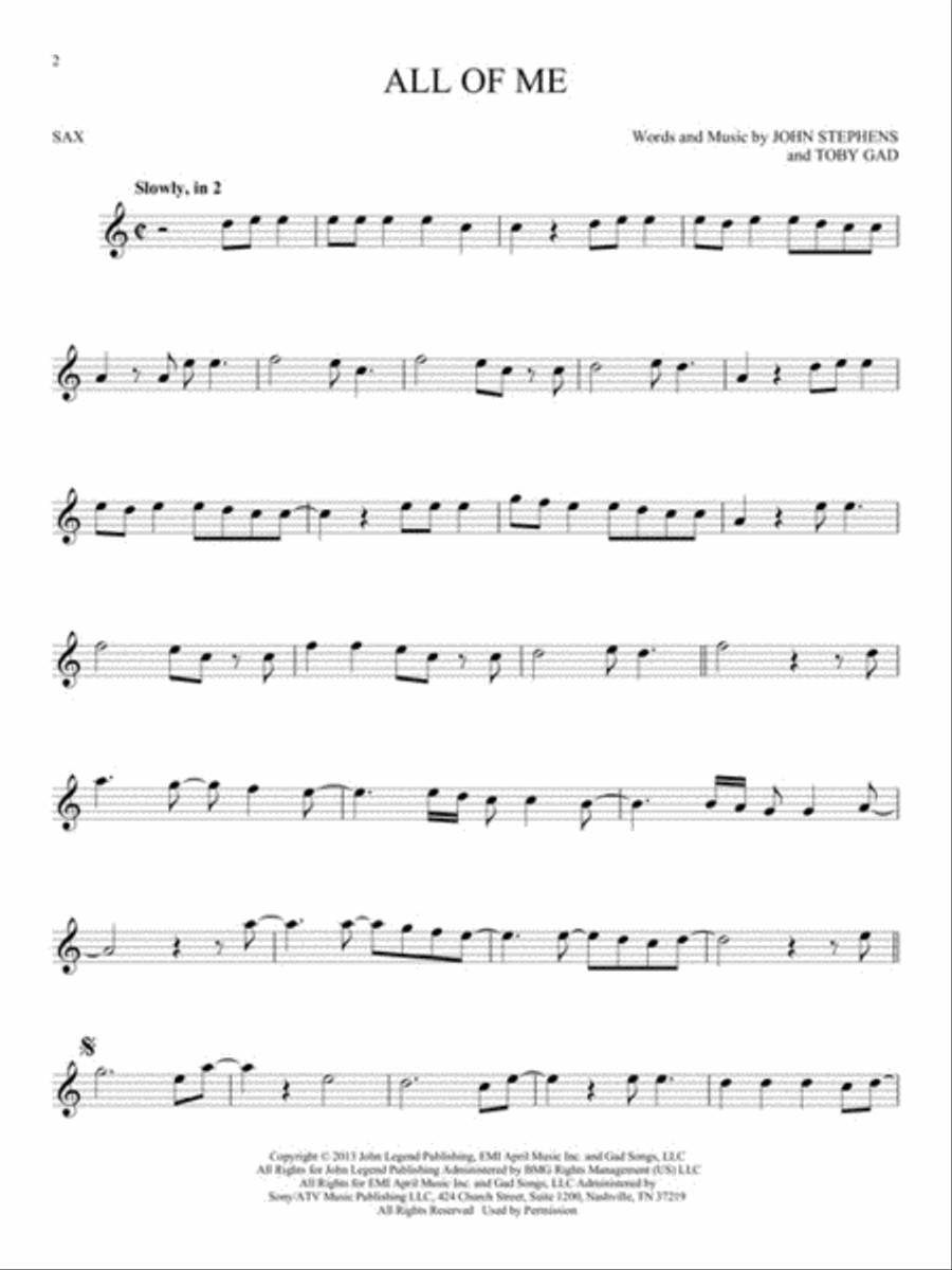 First 50 Songs You Should Play on the Sax