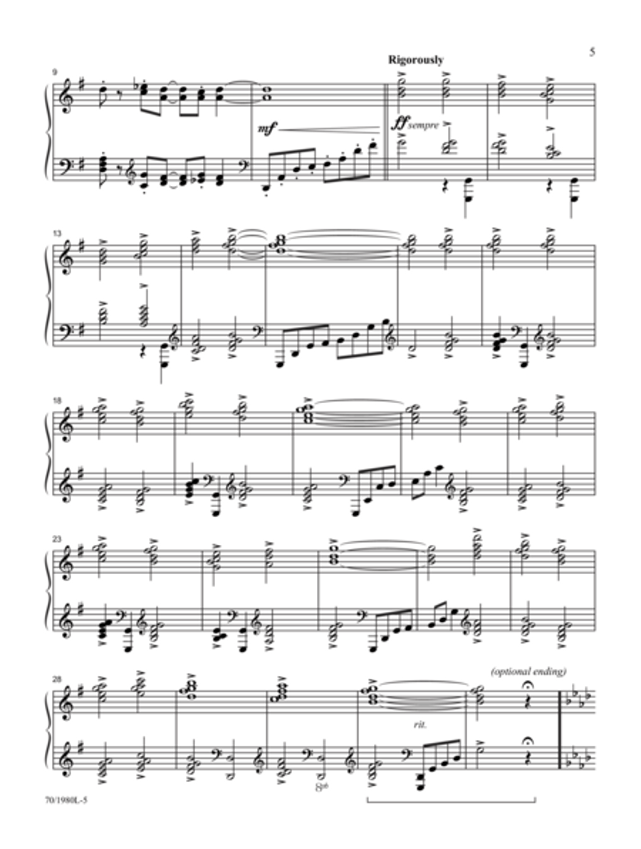 To God Alone Be Glory To God Alone Be Glory Piano Solo scores gallery preview page 4