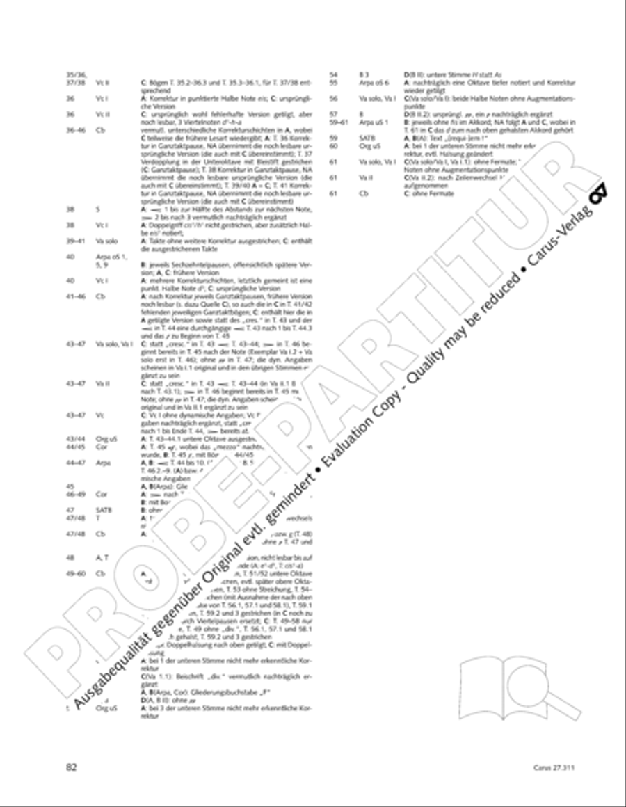 Requiem - church version (Requiem. Fassung mit kleinem Orchester) 4-Part scores gallery preview page 98