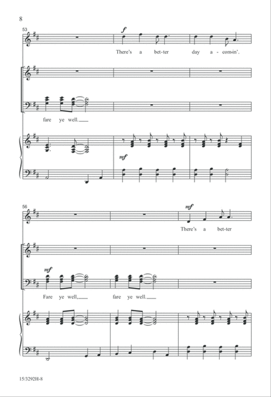 In That Great Gittin' Up Mornin' 4-Part scores gallery preview page 8