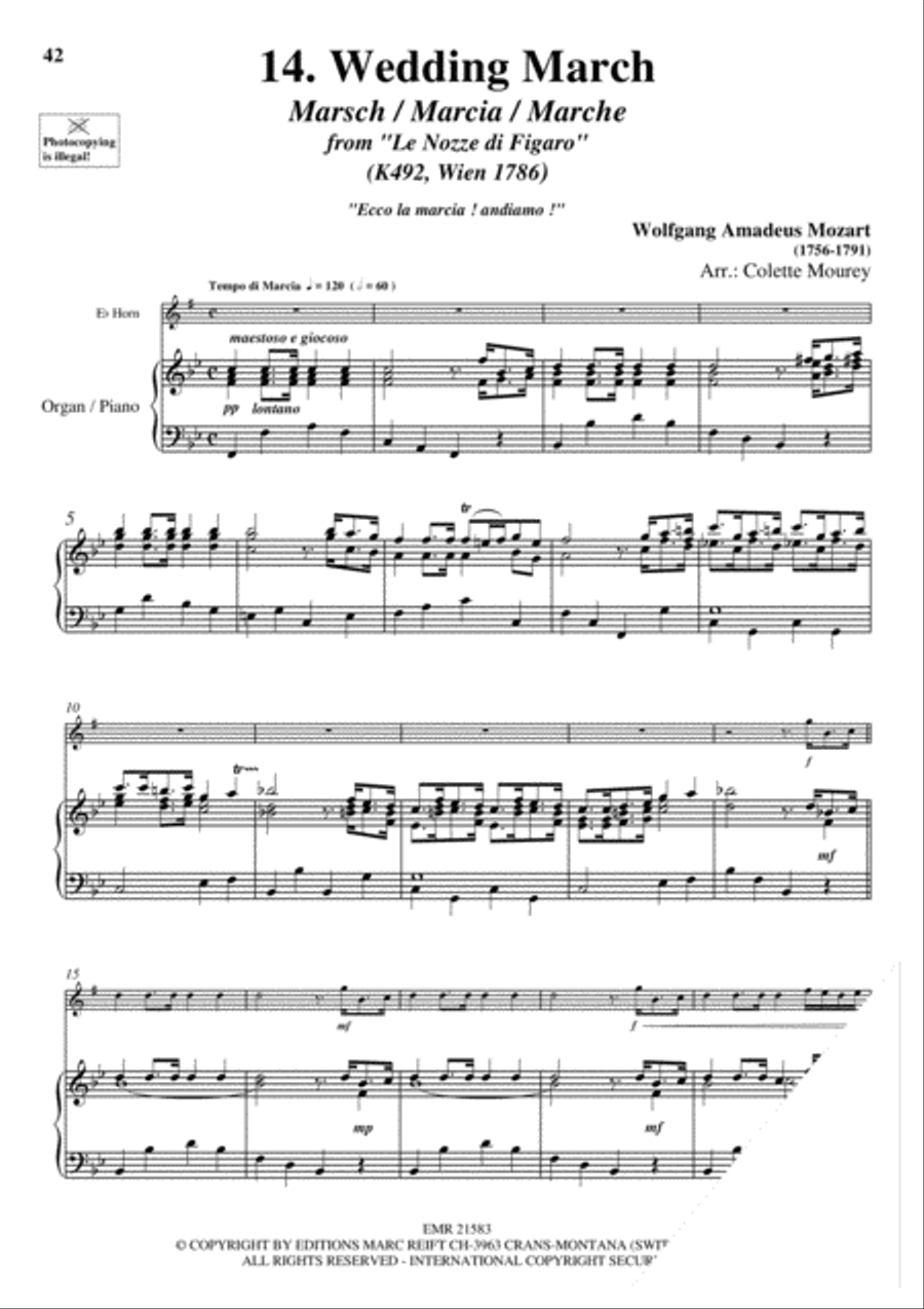 20 Greatest Wedding Solos Organ scores gallery preview page 16