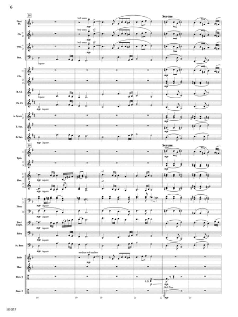 Star Above, Shine Brightly: Score Concert Band scores gallery preview page 6