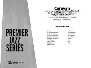 Book cover for Caravan: Score
