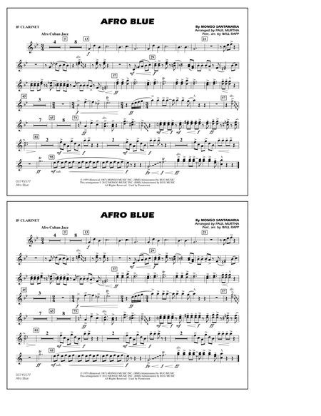 Afro Blue - Bb Clarinet