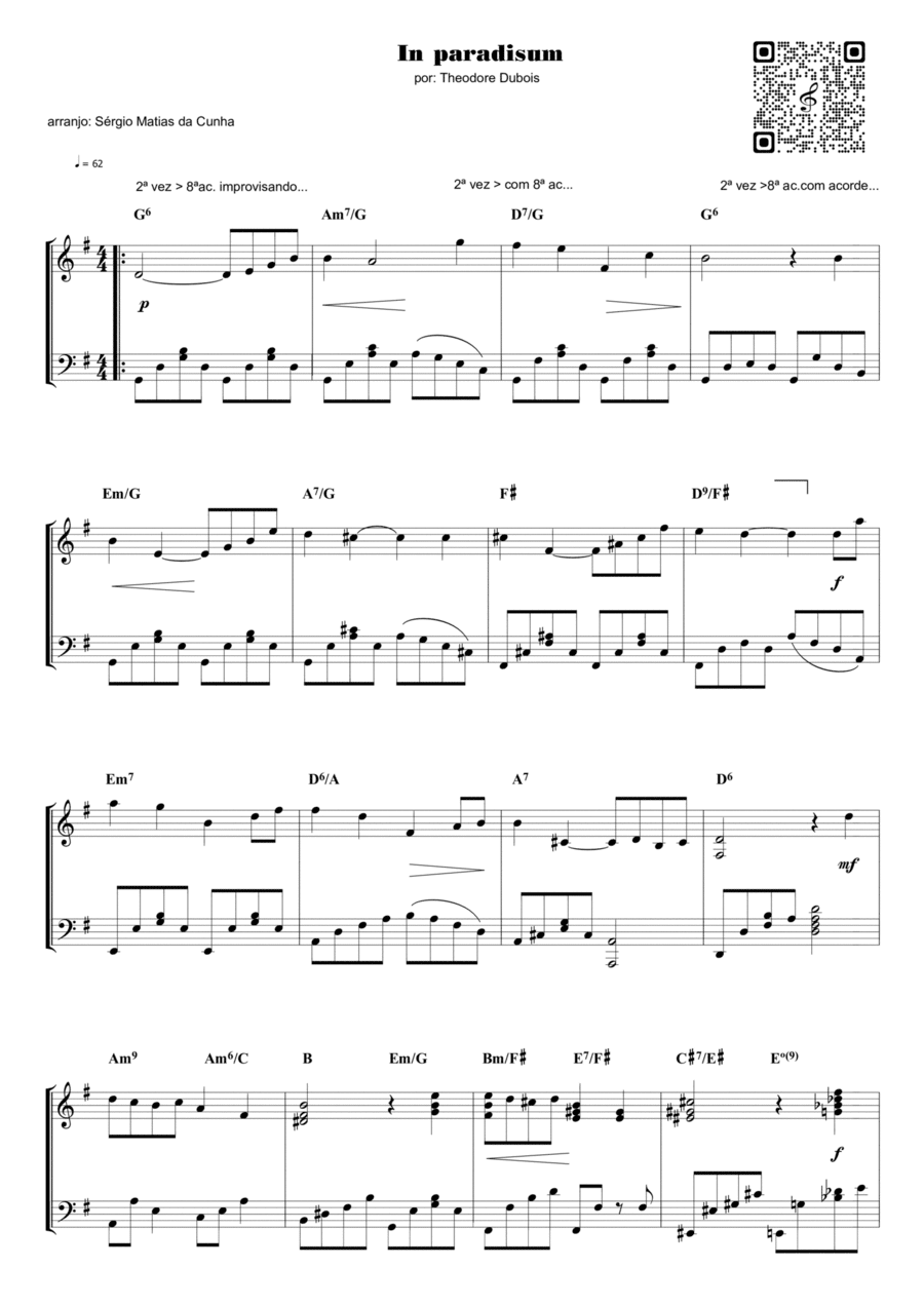 In paradisum Piano Solo scores gallery preview page 1