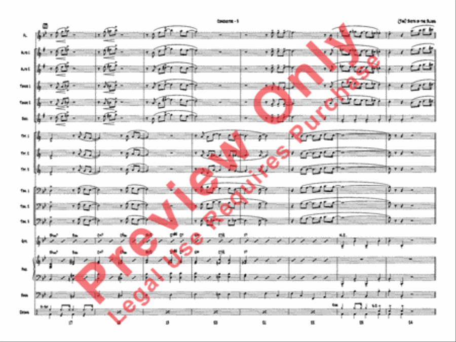 The Birth of the Blues Jazz Ensemble scores gallery preview page 6