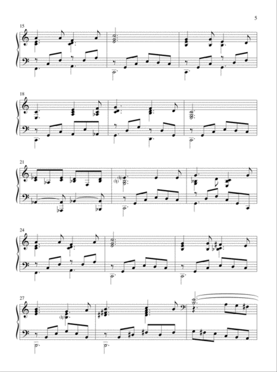 O Holy Night Piano Solo scores gallery preview page 3