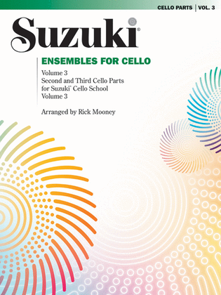 Book cover for Ensembles for Cello, Volume 3