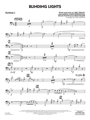 Blinding Lights (arr. Paul Murtha) - Trombone 2