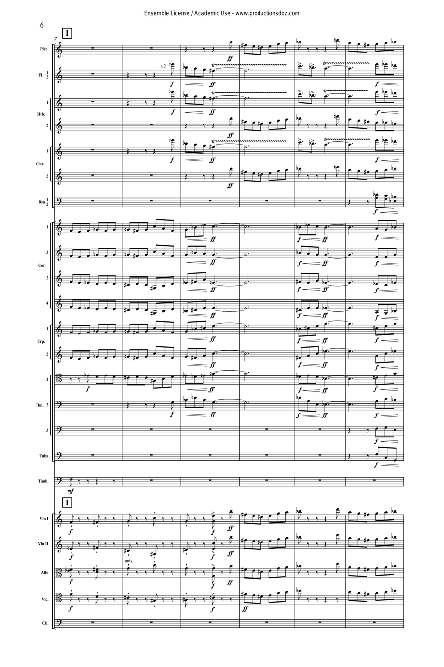 Légendes, opus 76 Orchestra scores gallery preview page 6