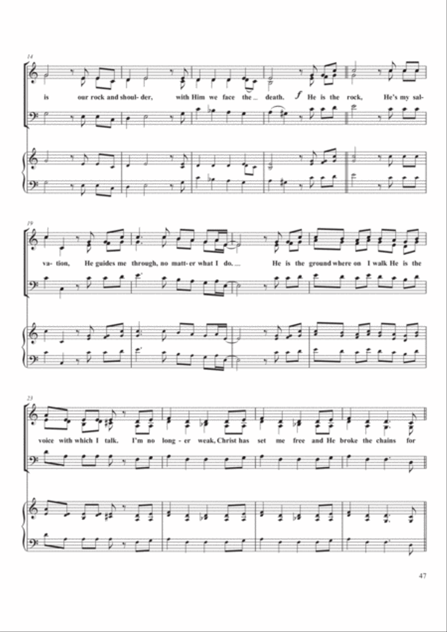 Be Encouraged 4-Part scores gallery preview page 8