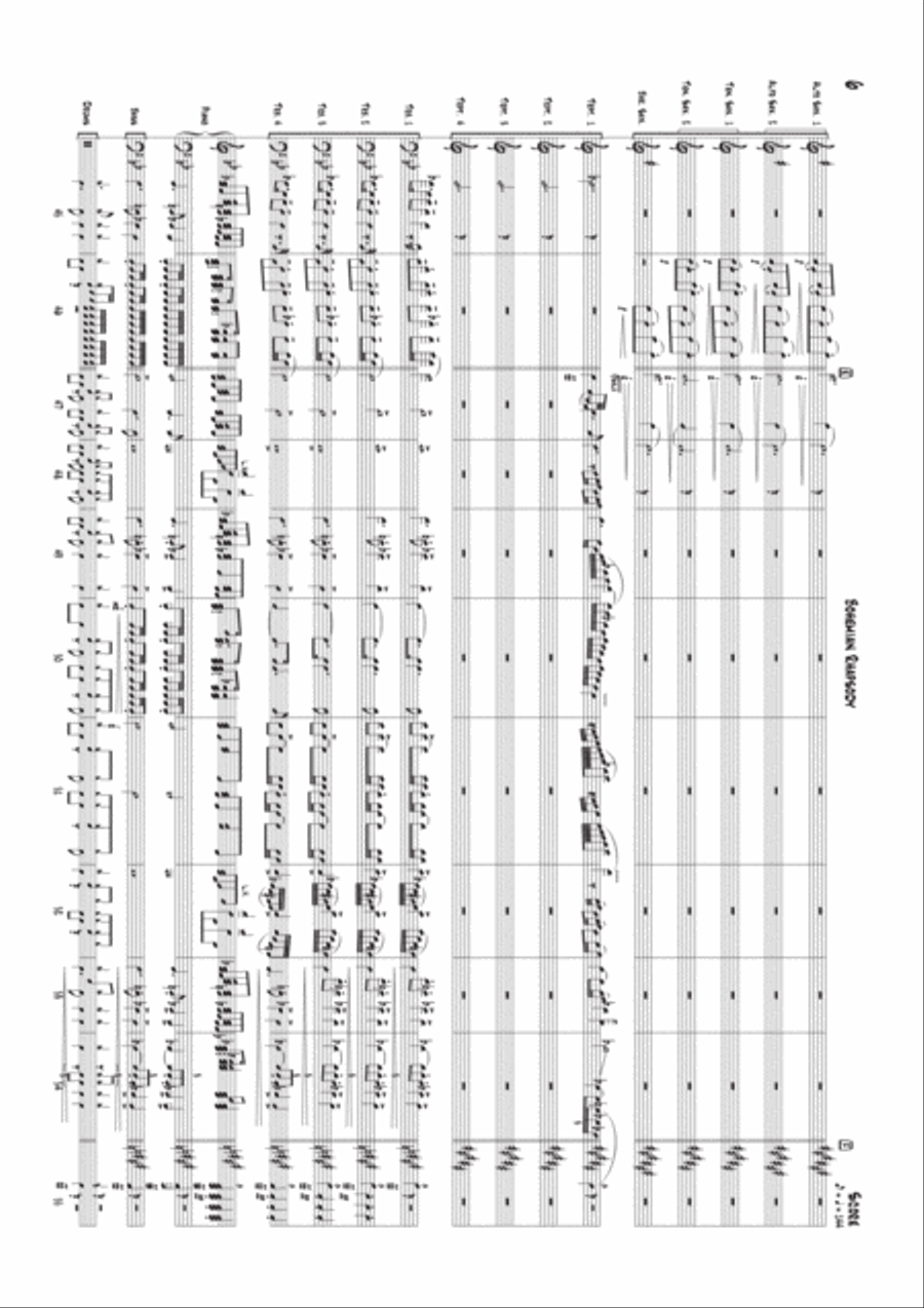 Bohemian Rhapsody Jazz Ensemble scores gallery preview page 6