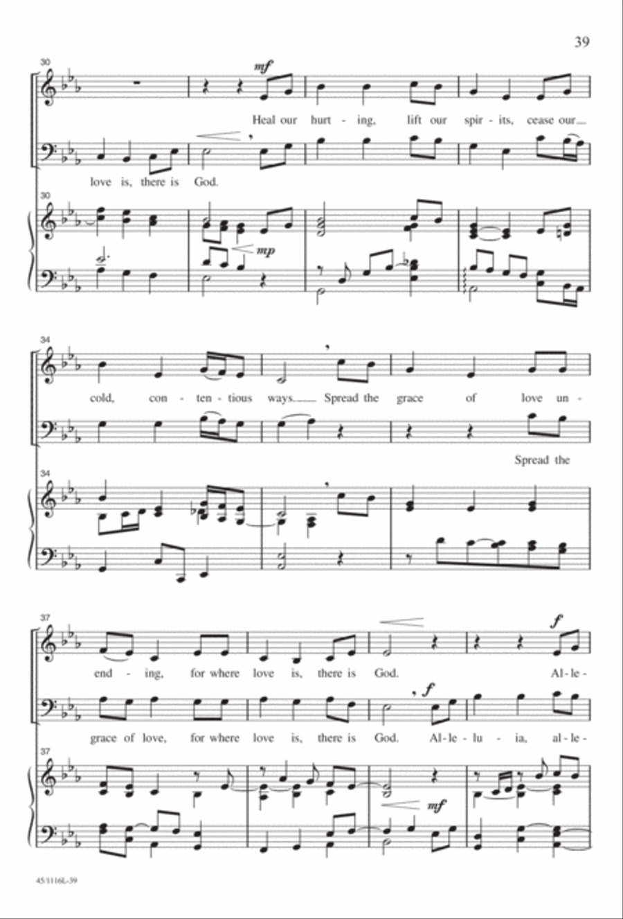 12 Anthems for about 12 Singers 3-Part scores gallery preview page 40