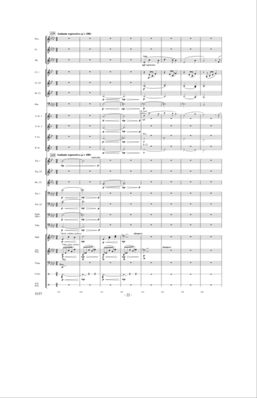 Fate of the Gods Concert Band scores gallery preview page 21