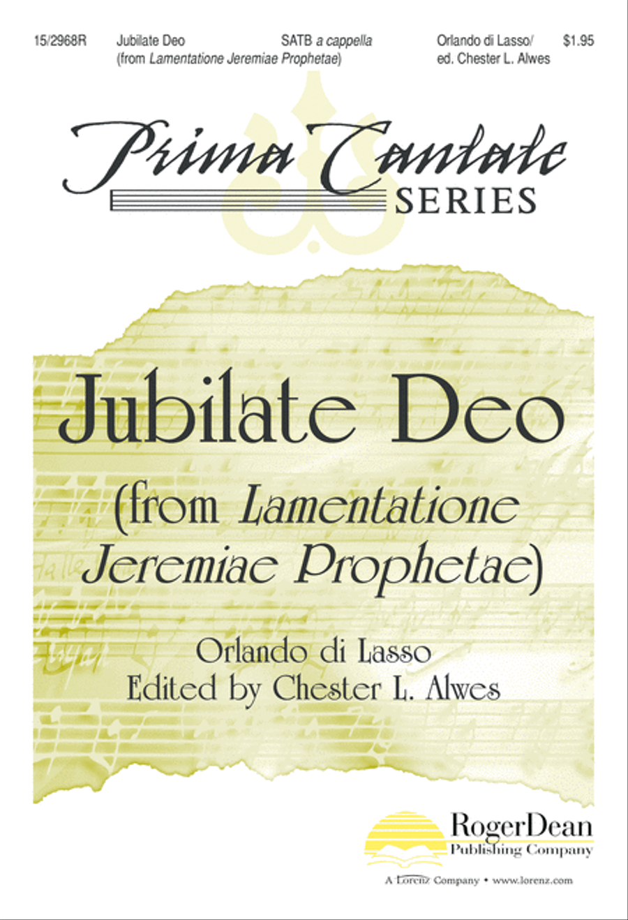 Jubilate Deo 4-Part scores gallery preview page 1