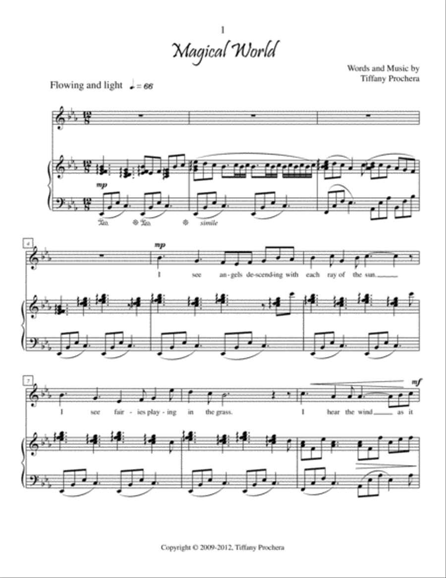 Dreams, Magic and Other Realities Collection Voice Solo scores gallery preview page 5