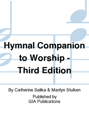 Book cover for Hymnal Companion to Worship, Third Edition