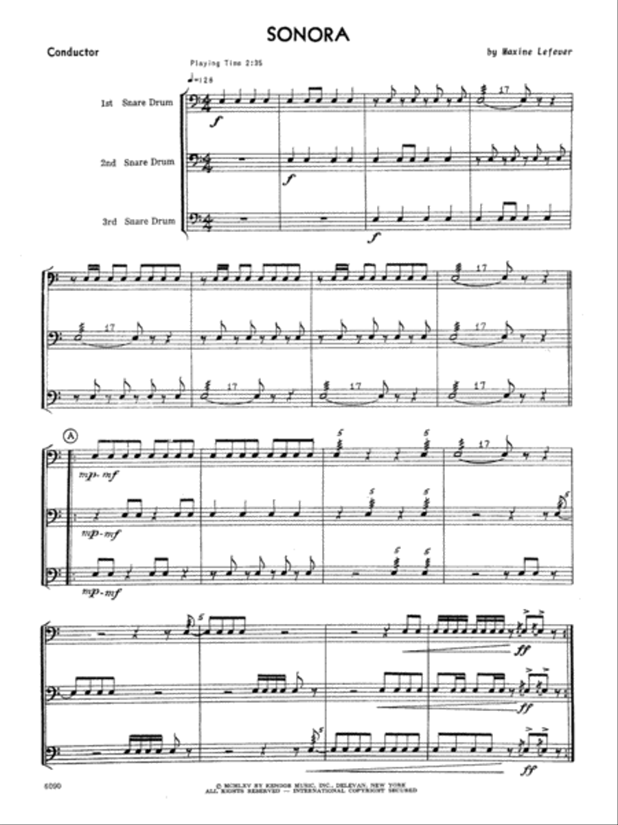 Sonora Percussion scores gallery preview page 2