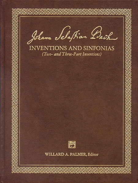 Johann Sebastian Bach : 2 and 3 Part Inventions (leather Bound)