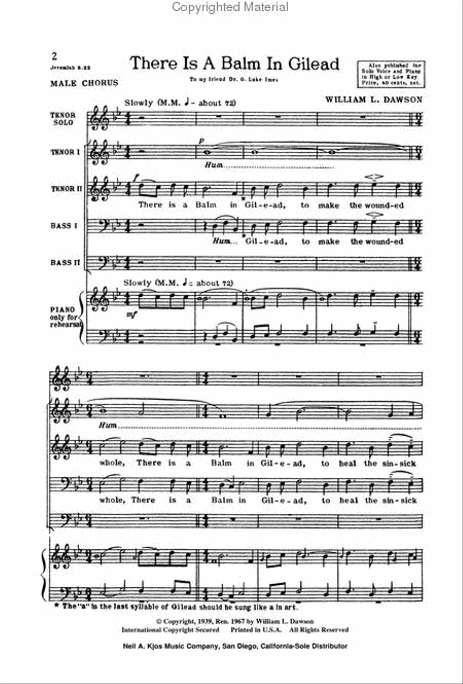 <br>Sheet music extract