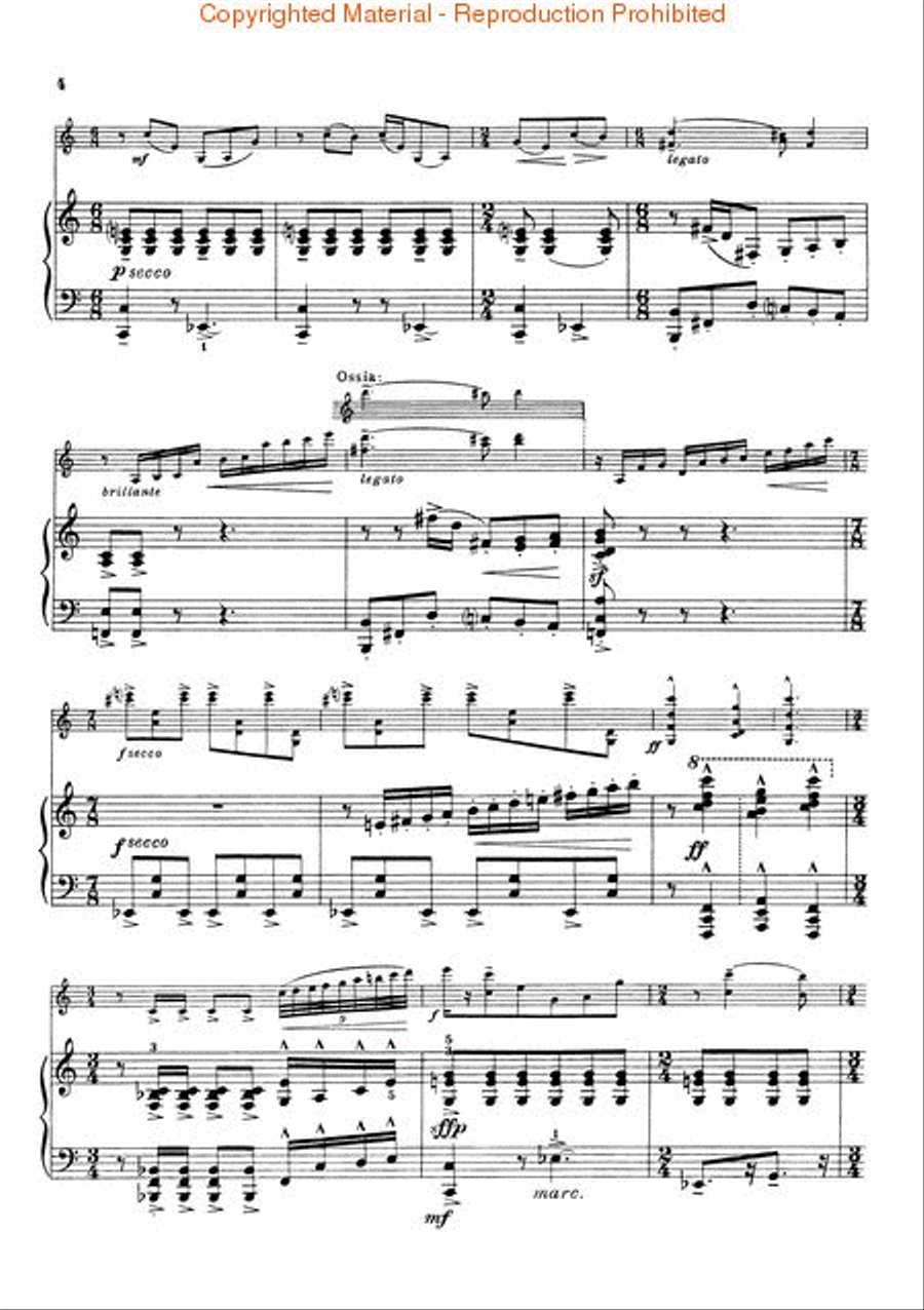 Sonata Violin Solo scores gallery preview page 3