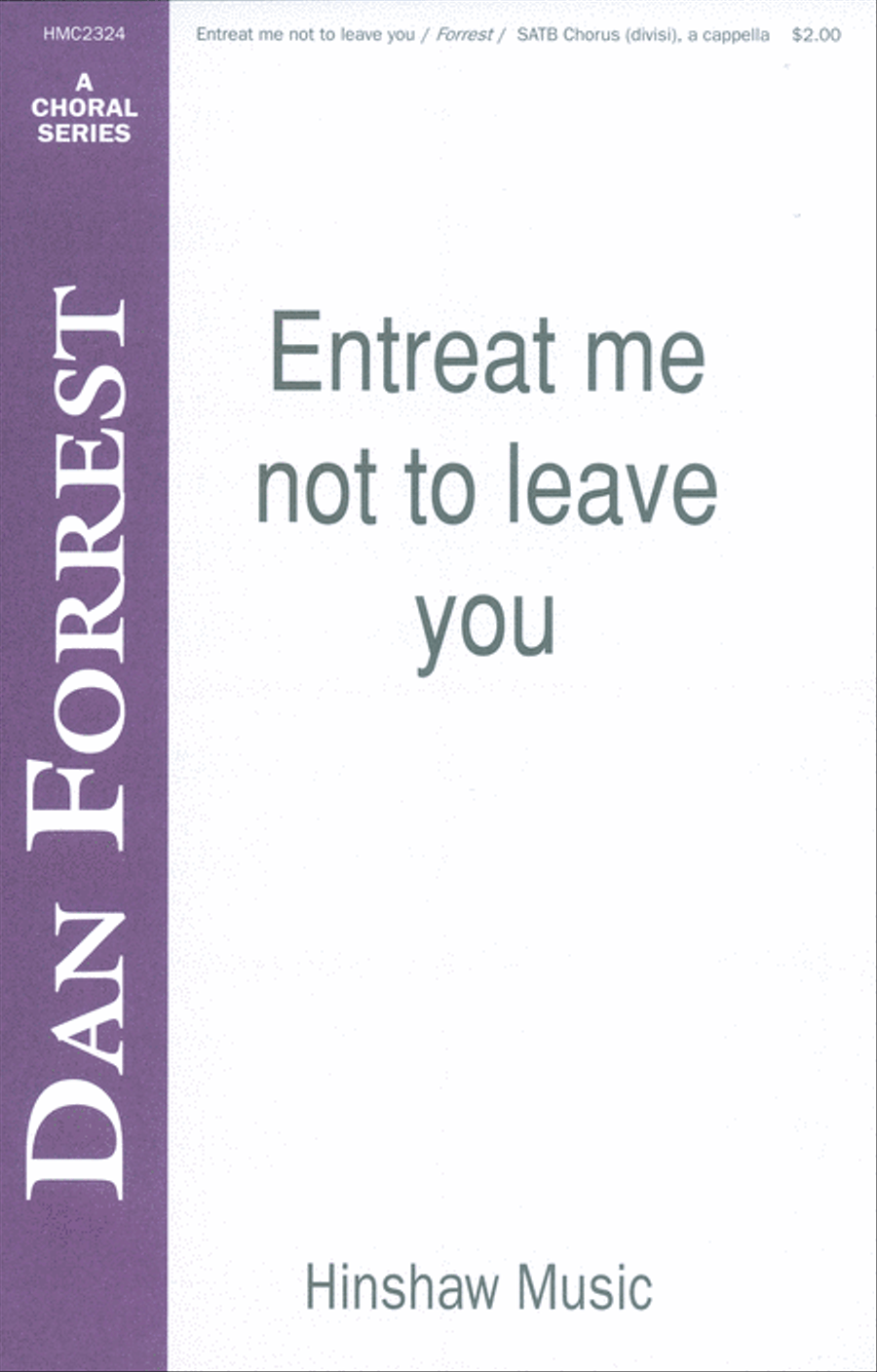 Entreat Me Not to Leave You Divisi scores gallery preview page 1