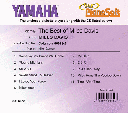 Miles Davis - Best of Miles Davis - Piano Software