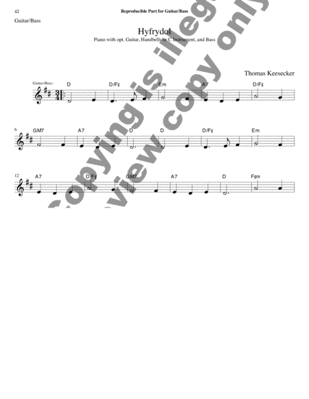 Sing It Simply (25 Congregational Hymn Accompaniments for Piano, with opt. Guitar, Bass, and Handbells) image number null