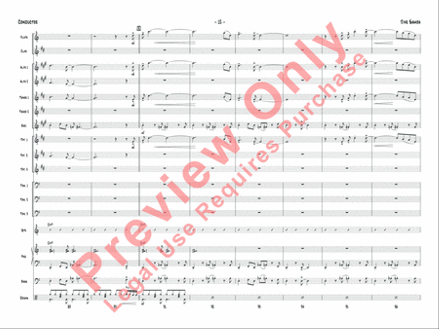 Jive Samba Jazz Ensemble scores gallery preview page 15