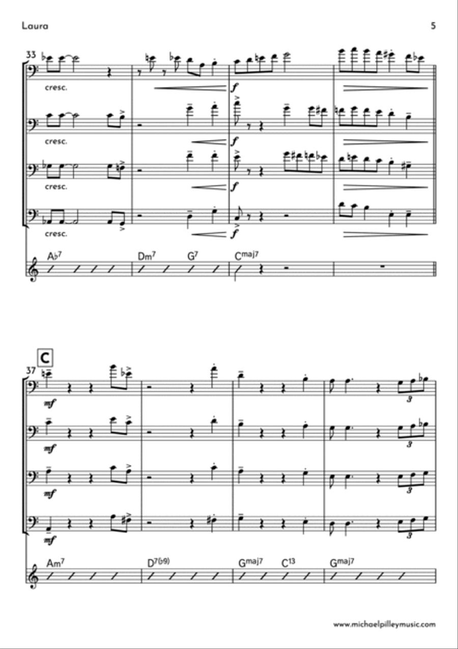 Laura Brass Quartet scores gallery preview page 6