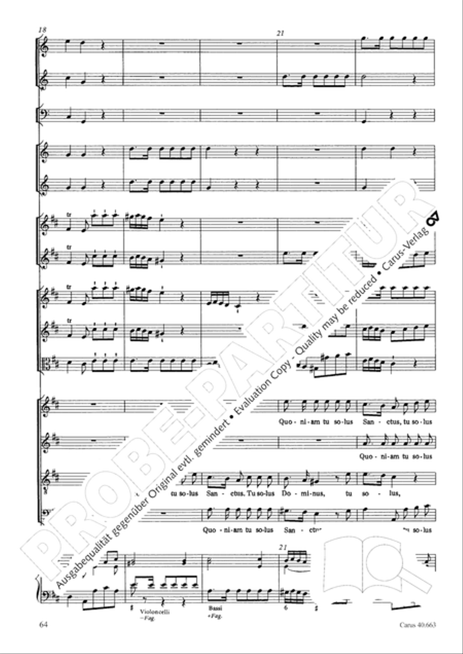 Mass in D minor (Missa in d) ATB scores gallery preview page 80
