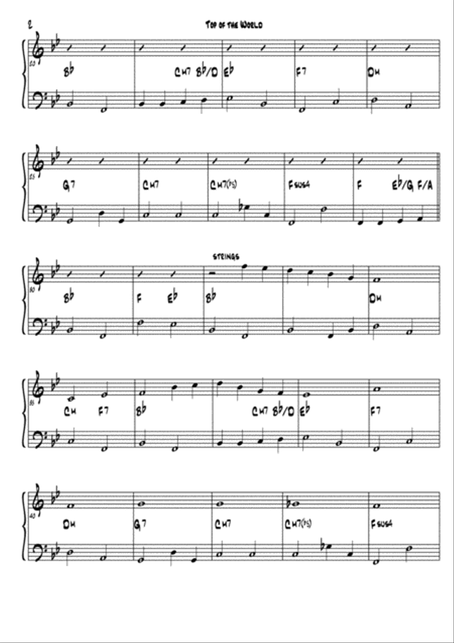 Top Of The World Small Ensemble scores gallery preview page 4