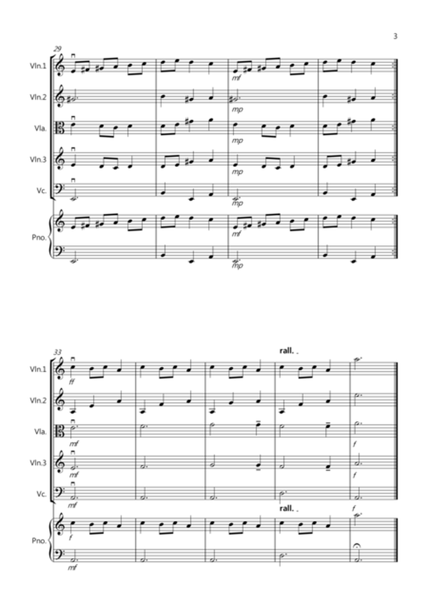 Carol of the Bells for String Quartet image number null