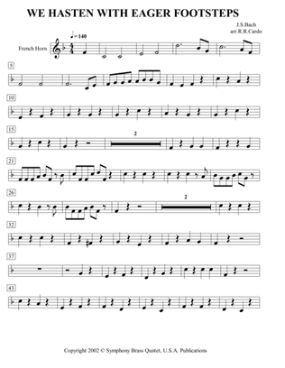 Easter Music - 3. We Hasten with Eager Footsteps (French Horn)