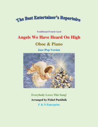 Book cover for "Angels We Have Heard On High" for Oboe and Piano