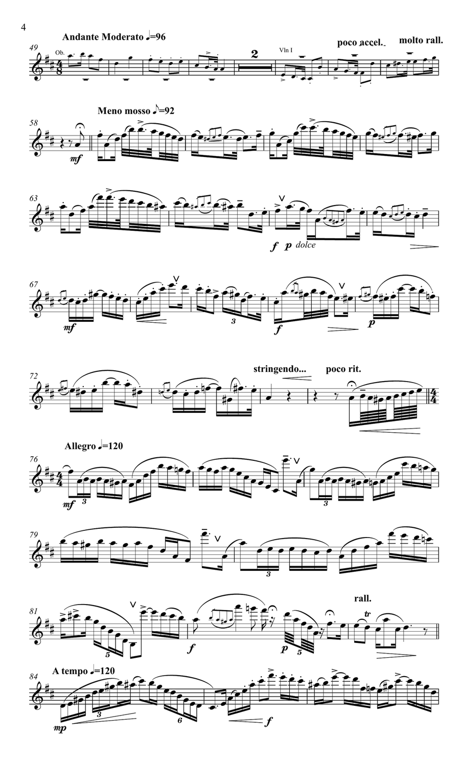 Hungarian Fantasy for flute Flute Solo scores gallery preview page 5