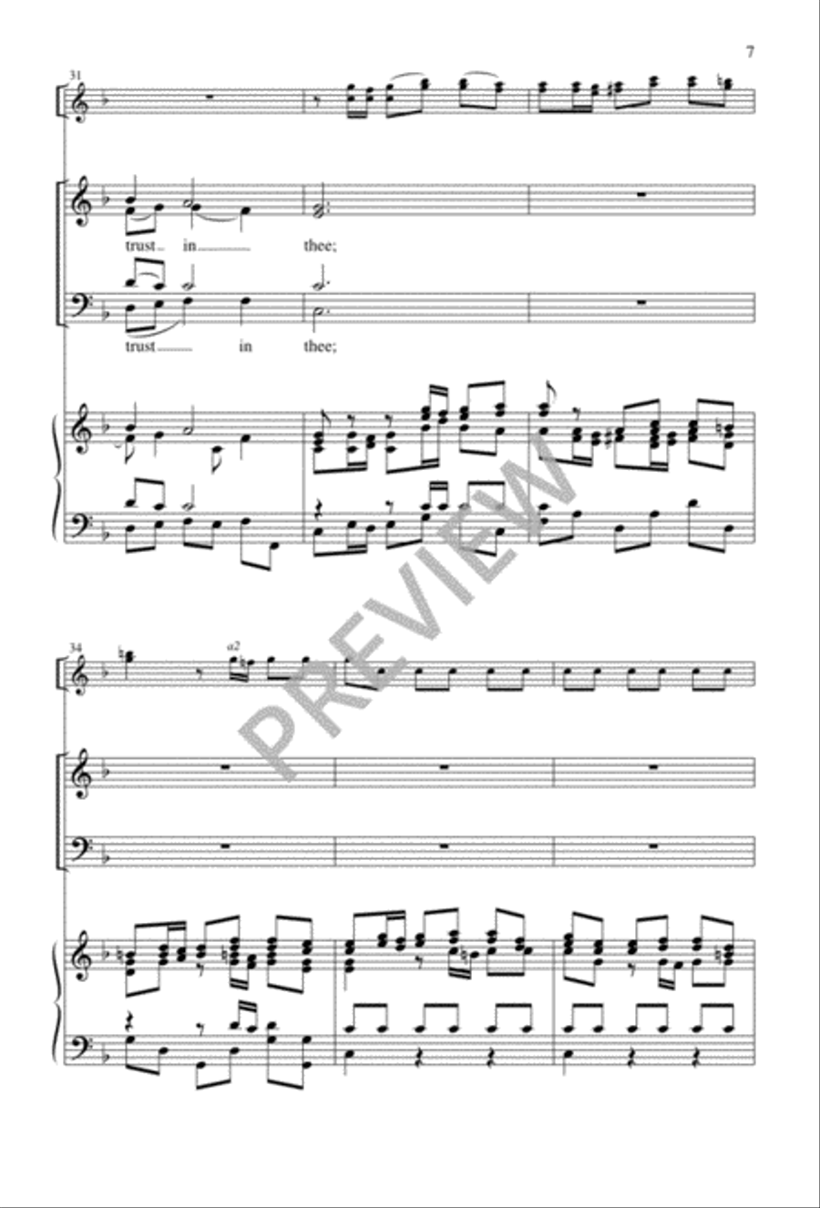 Jesus, Who Didst Ever Guide Me 4-Part scores gallery preview page 8