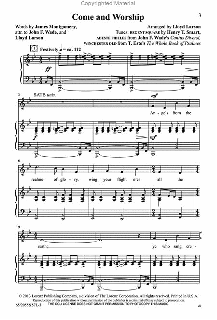 Bethlehem's Child - SATB Score with Performance CD 4-Part scores gallery preview page 2