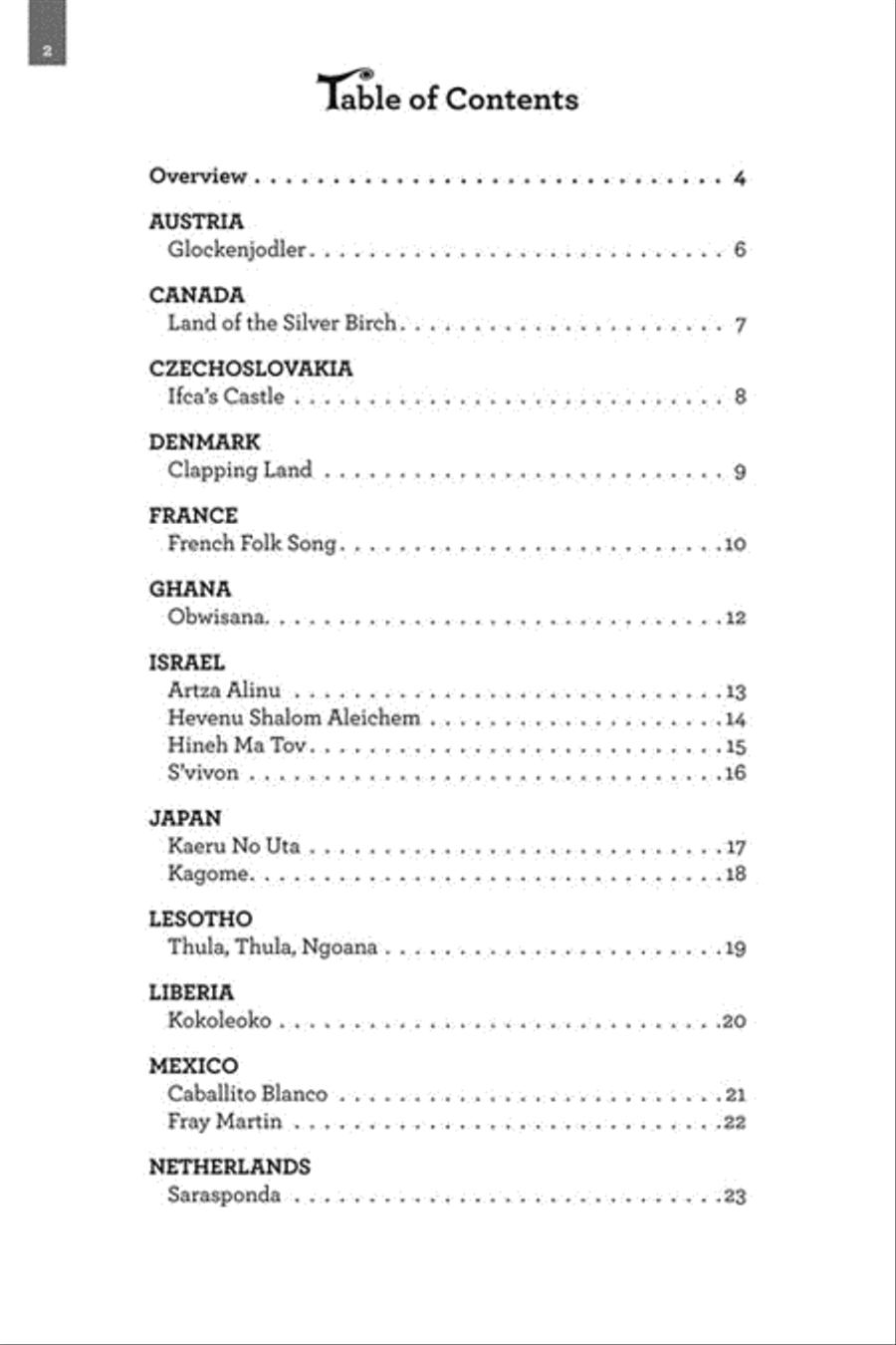 Wander the World with Warm-Ups Choir scores gallery preview page 2