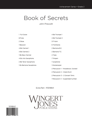 Book of Secrets - Full Score