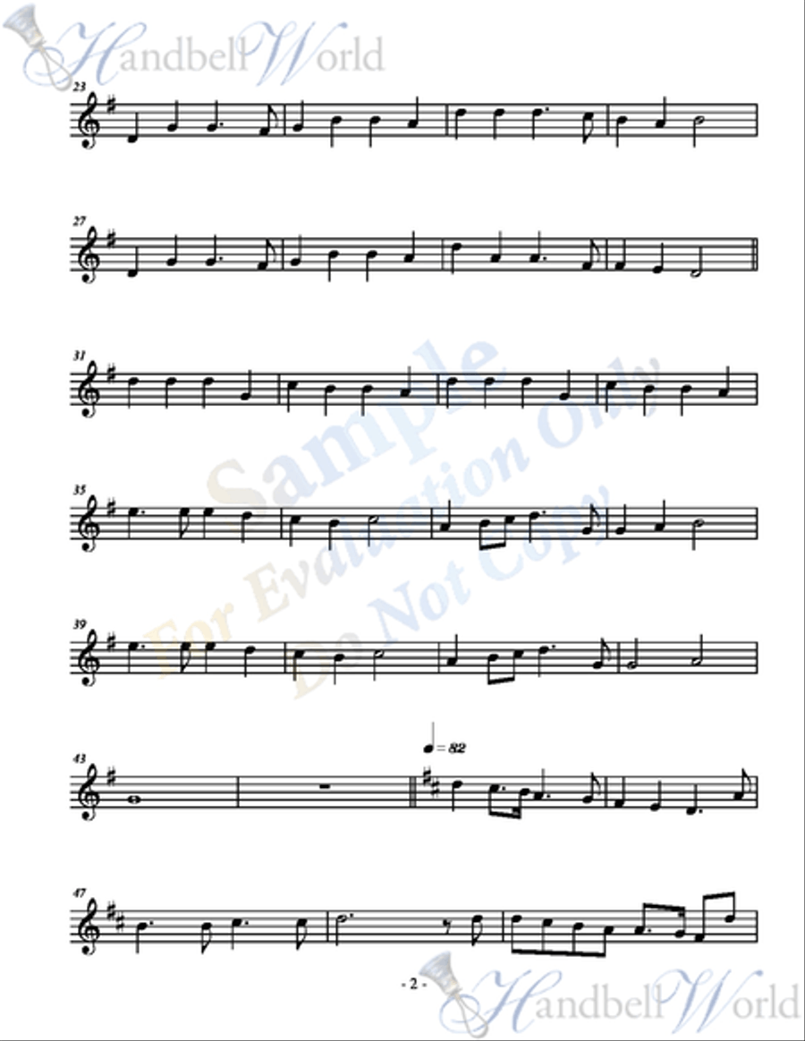 Medley of Carols 2-Octaves scores gallery preview page 6