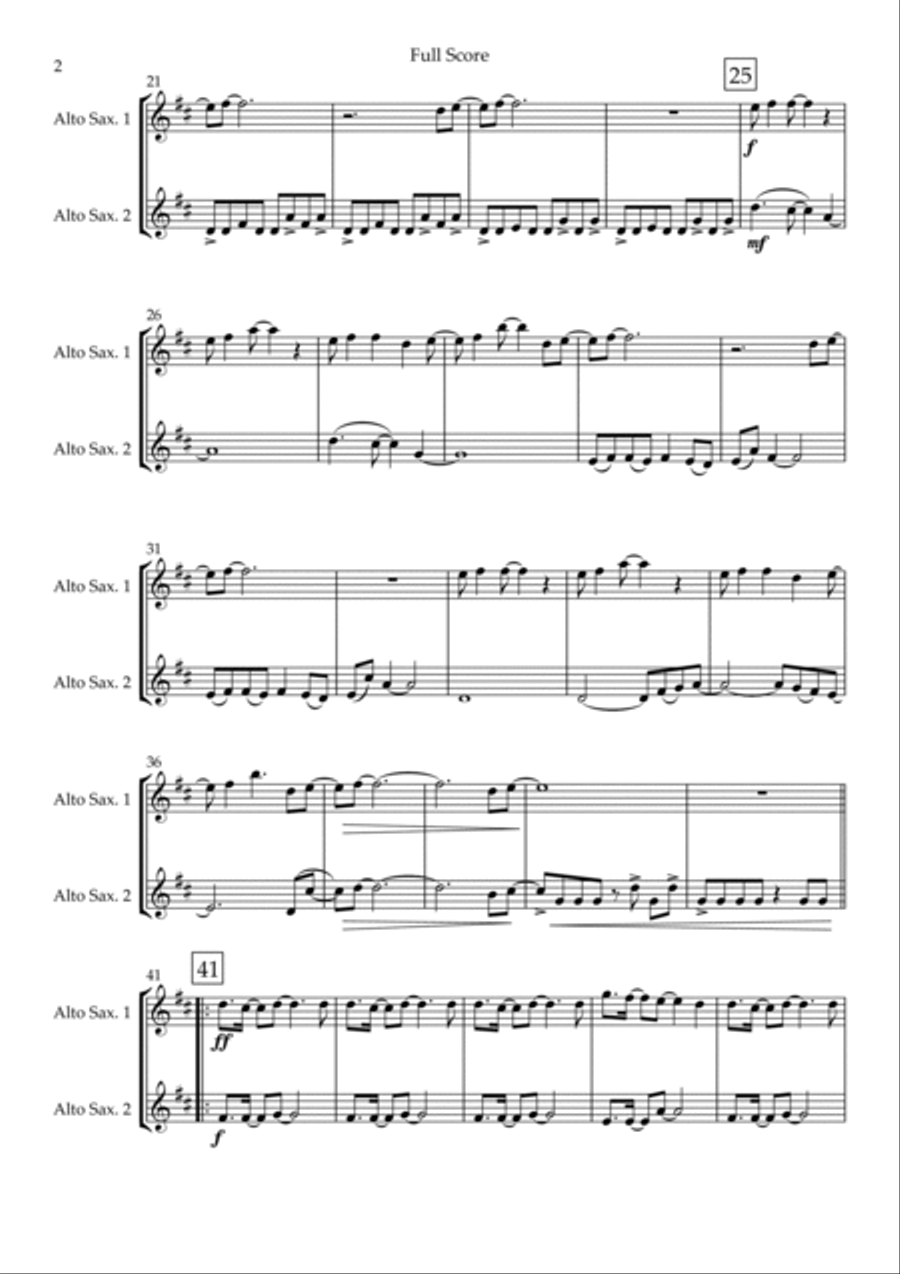 Without You Woodwind Duet scores gallery preview page 2