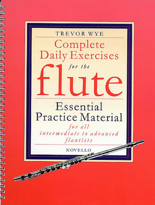 Book cover for Complete Daily Exercises for the Flute – Flute Tutor